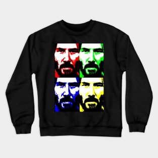 Keanu Reeves (collage) Crewneck Sweatshirt